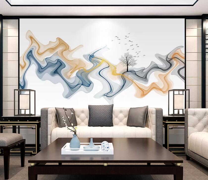 3D Bird Dispersion WC1851 Wall Murals