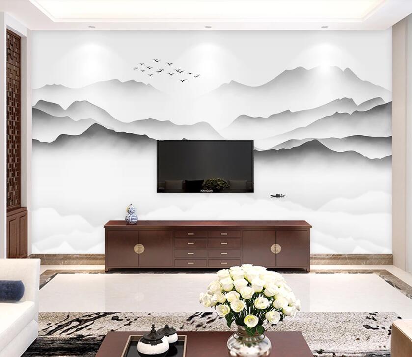 3D Hawthorn Bird WC1846 Wall Murals