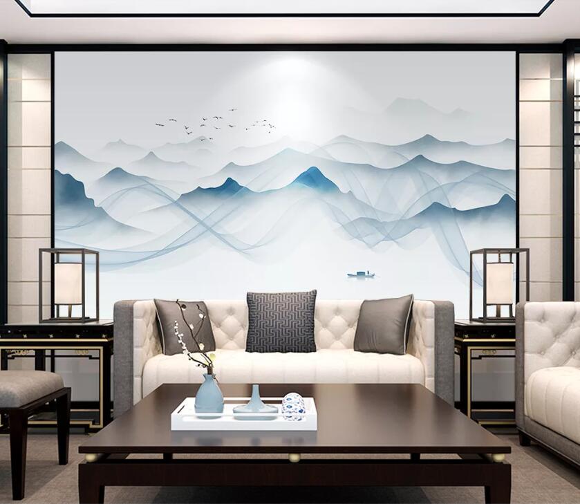 3D Hillside Foothills WC1832 Wall Murals