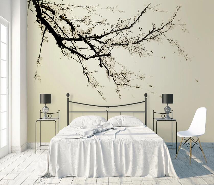 3D Branch Plum WC1825 Wall Murals