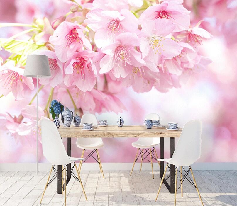 3D Pink Petals WC32 Wall Murals Wallpaper AJ Wallpaper 2 