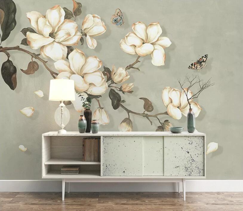 3D Petal Butterfly WC1761 Wall Murals