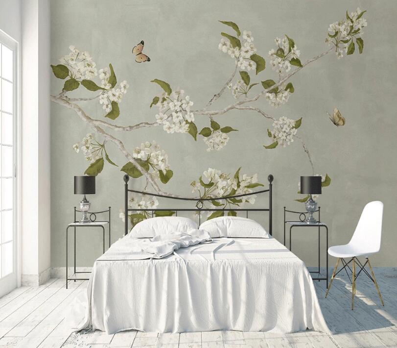 3D Tree Butterfly WC1760 Wall Murals