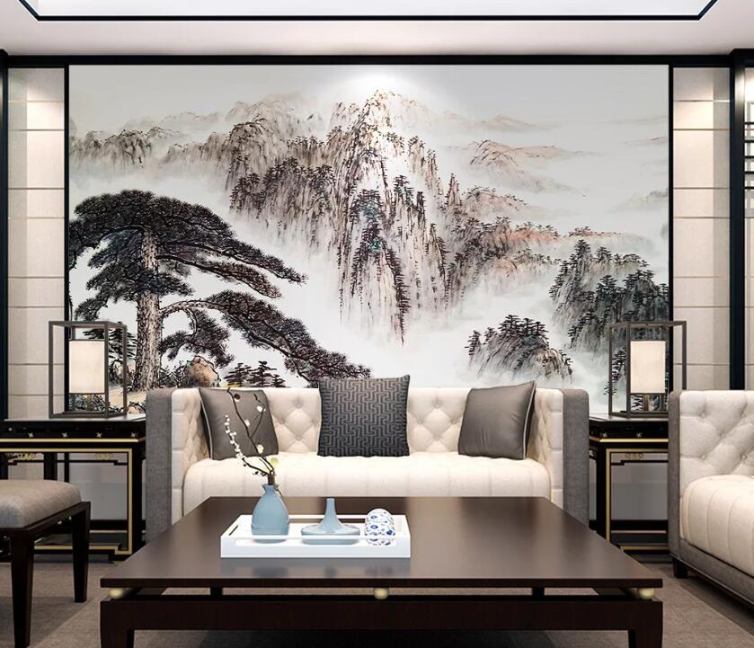 3D Group Mountain WC1744 Wall Murals