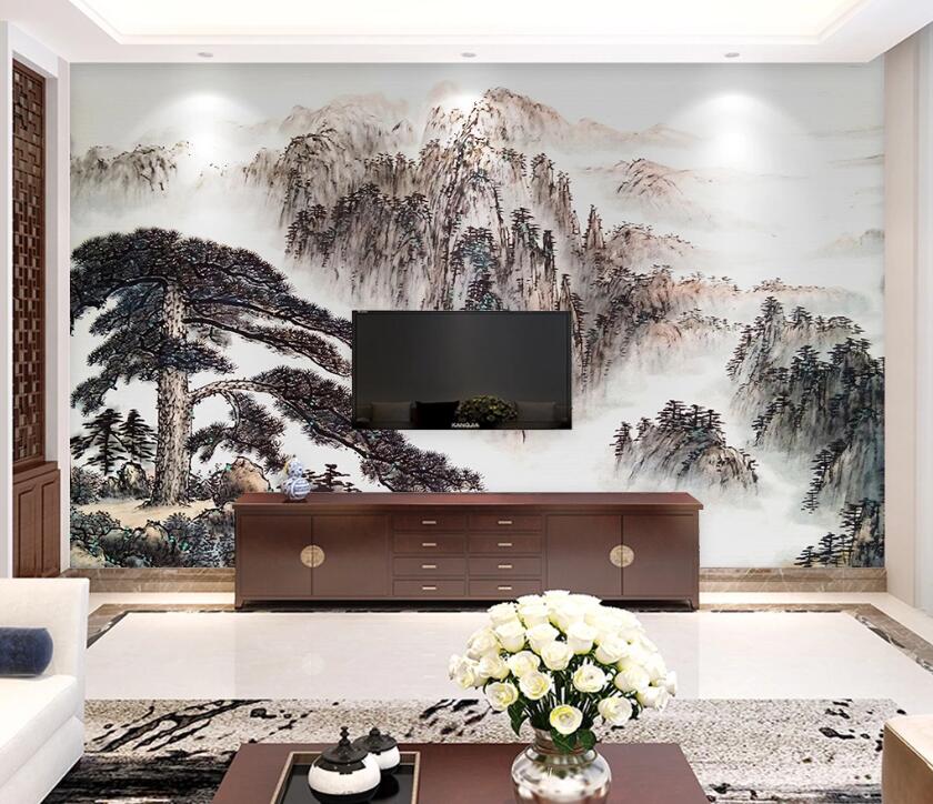 3D Group Mountain WC1744 Wall Murals