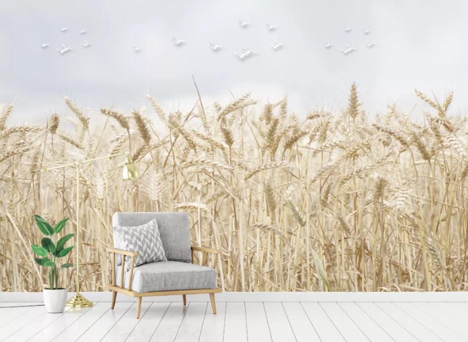 3D Wheat Ears WC45 Wall Murals Wallpaper AJ Wallpaper 2 