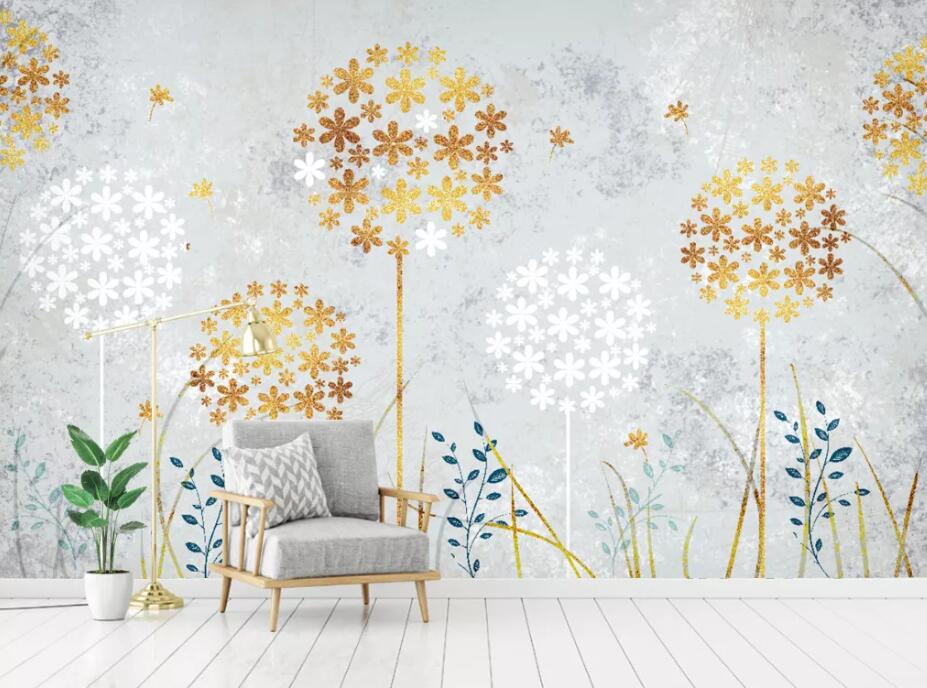 3D Star Flower WC1675 Wall Murals