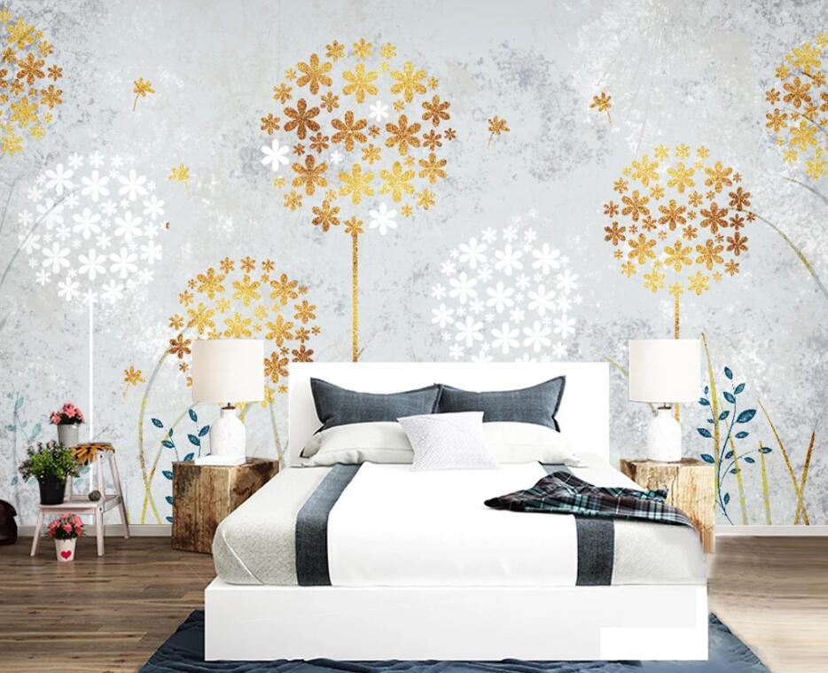 3D Star Flower WC1675 Wall Murals