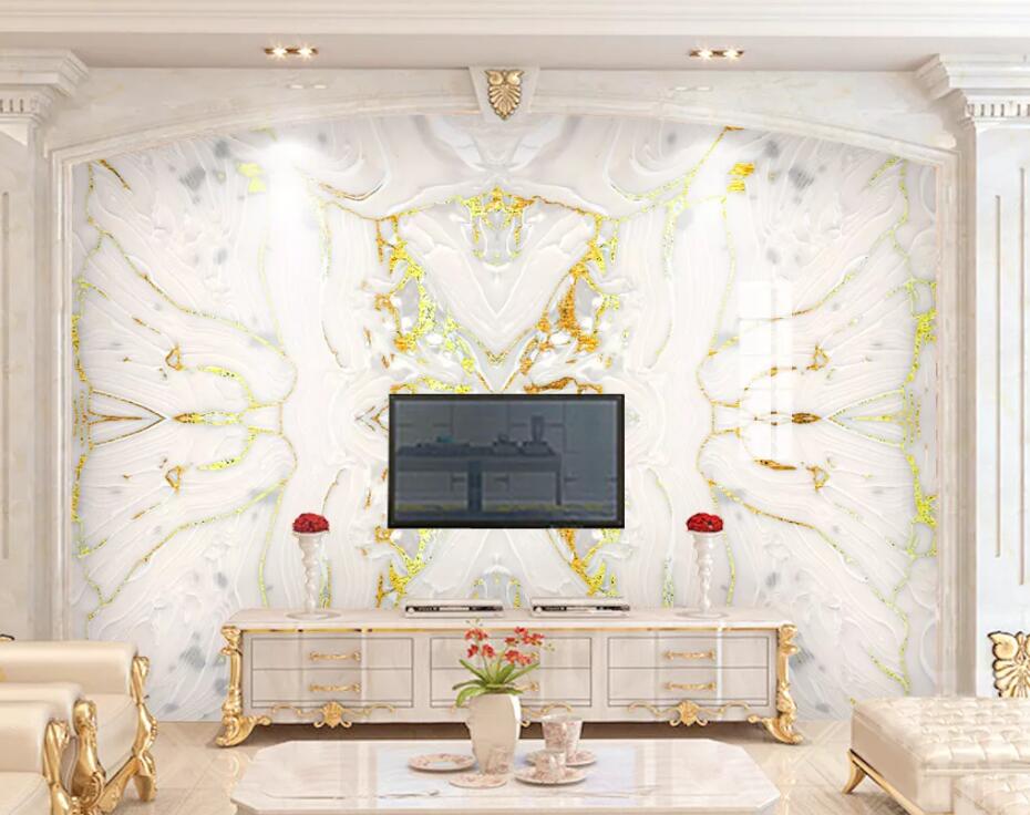 3D Golden Pattern WC38 Wall Murals Wallpaper AJ Wallpaper 2 