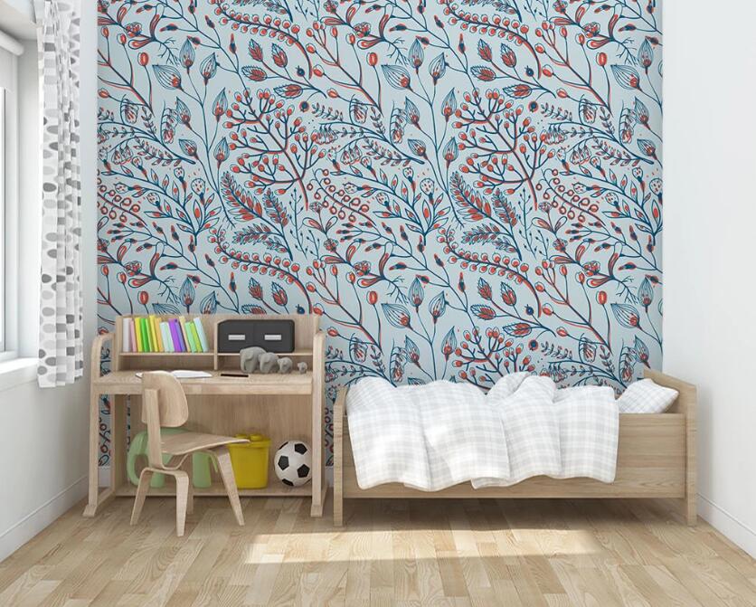 3D Small Flower WC1653 Wall Murals