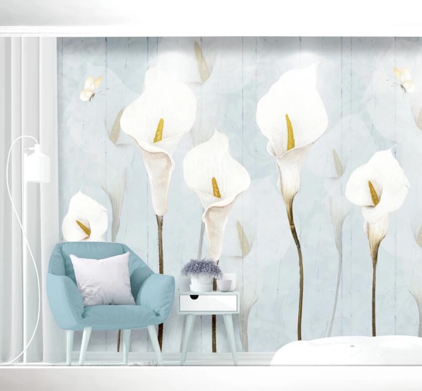 3D Hazy Butterfly WC1621 Wall Murals