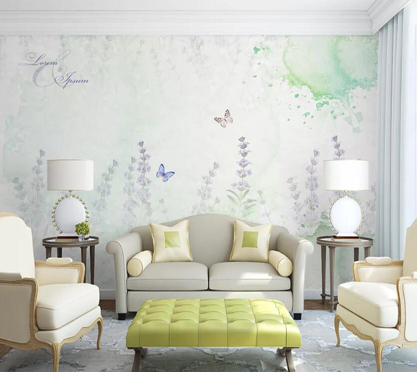 3D Colored Flowers WC84 Wall Murals Wallpaper AJ Wallpaper 2 