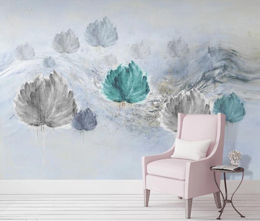 3D Colored Leaves WC50 Wall Murals Wallpaper AJ Wallpaper 2 