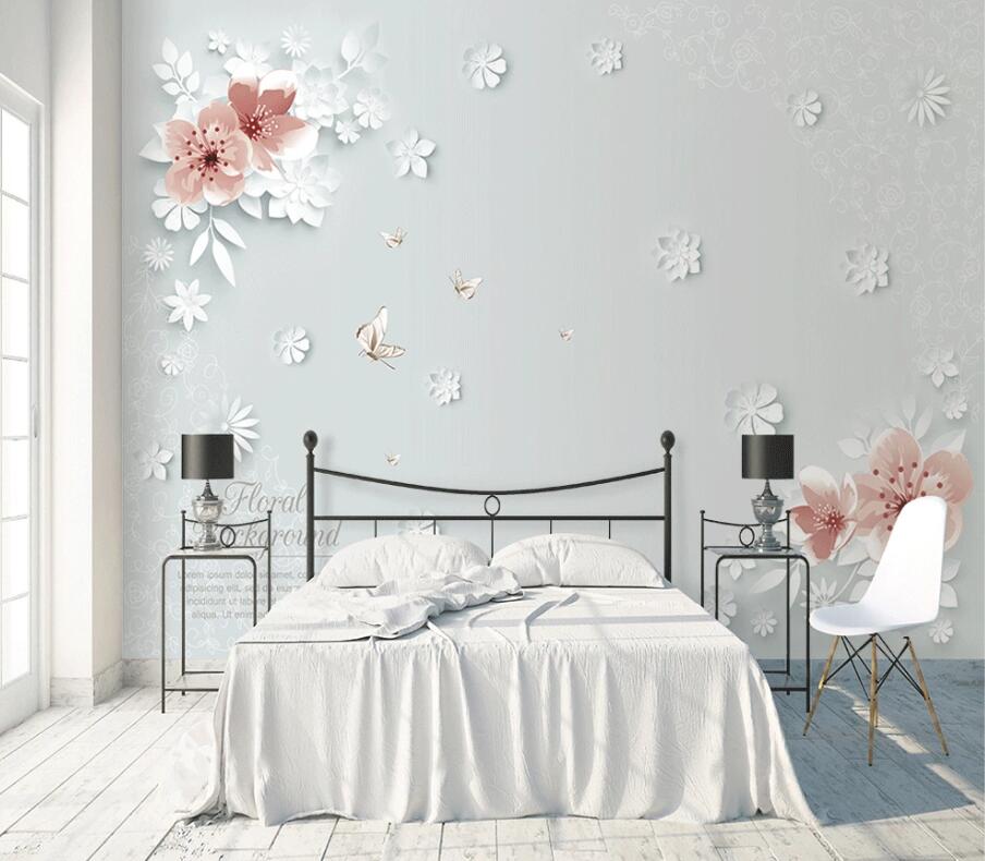 3D Petal Butterfly WC1560 Wall Murals