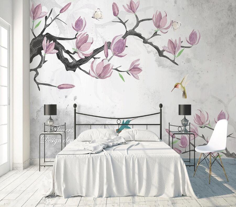 3D Fragrant Bird WC1555 Wall Murals