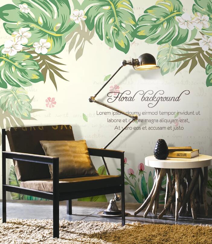 3D Banana Leaf WC1488 Wall Murals