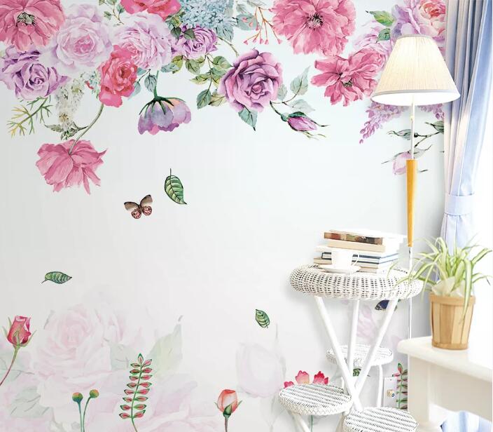 3D Fallen Leaves WC1465 Wall Murals