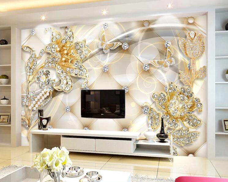 3D Shining Diamond WC1382 Wall Murals