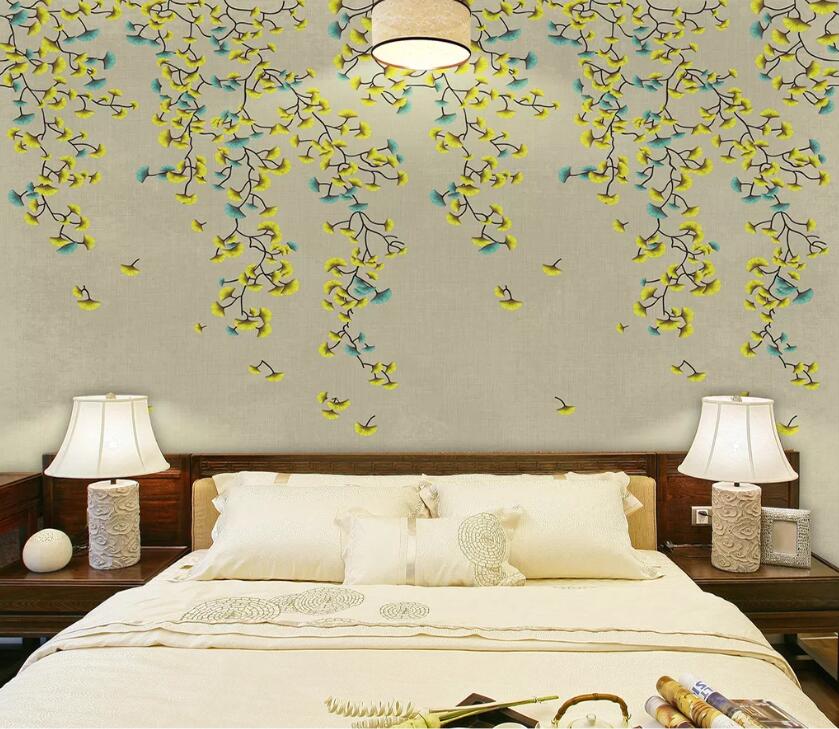 3D Vine Leaves WC1343 Wall Murals