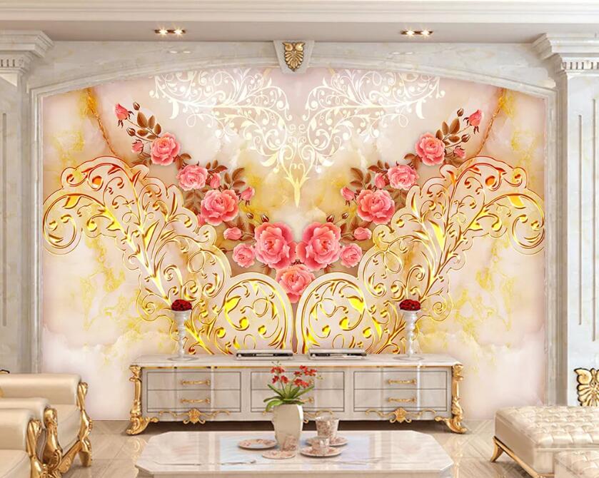 3D Flower Lace WC1340 Wall Murals