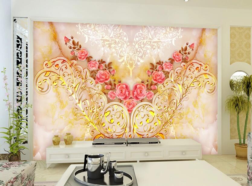 3D Flower Lace WC1340 Wall Murals