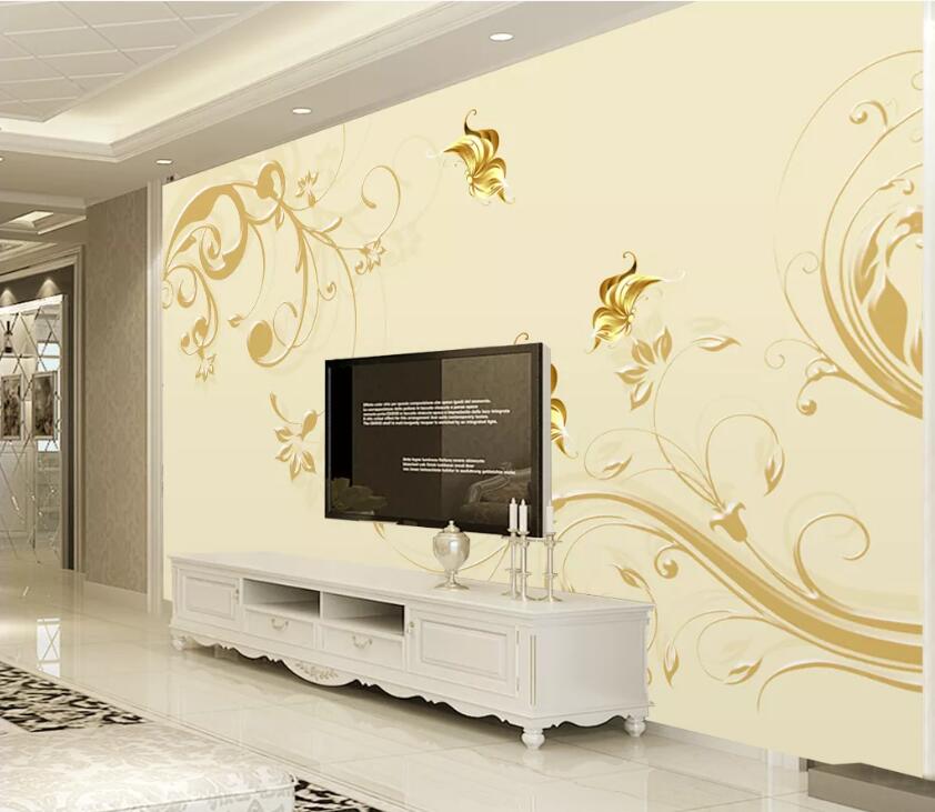 3D Goldfish Pattern WC1331 Wall Murals