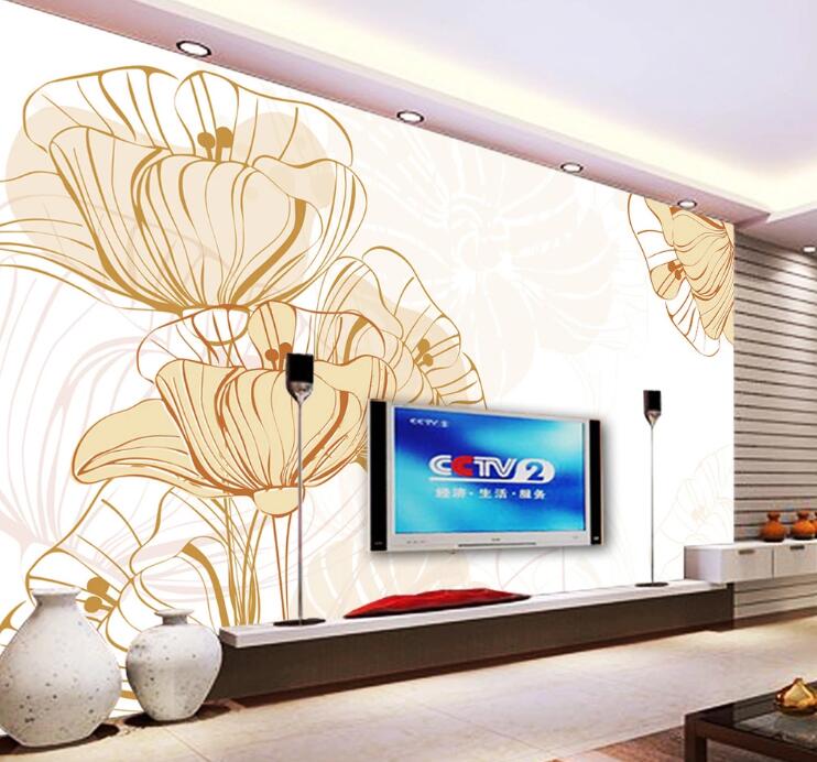 3D Floral Print WC1291 Wall Murals