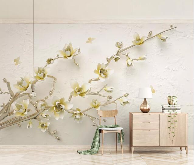 3D Lily Petals WC1624 Wall Murals