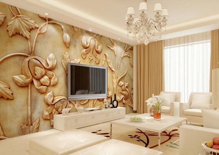 3D Embossed Flower WC156 Wall Murals