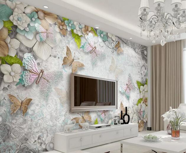 3D Butterfly Decoration WC200 Wall Murals