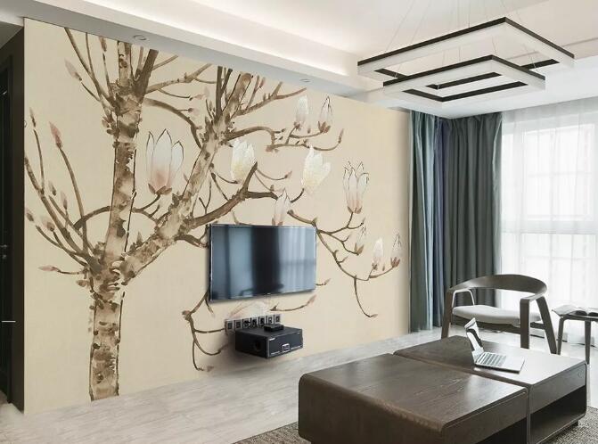 3D Draw Tree WC239 Wall Murals