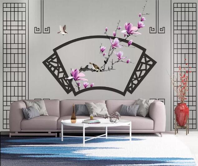 3D Flowering Branch WC2287 Wall Murals