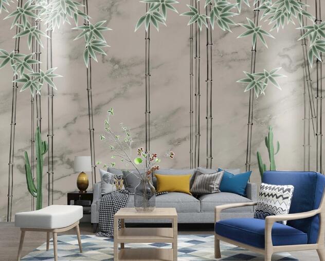 3D Bamboo Forest WC1903 Wall Murals