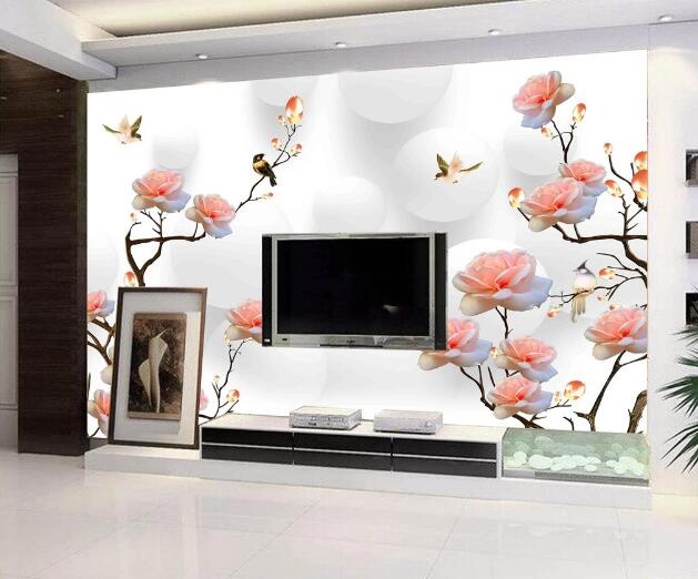 3D Asuka Flower WC442 Wall Murals