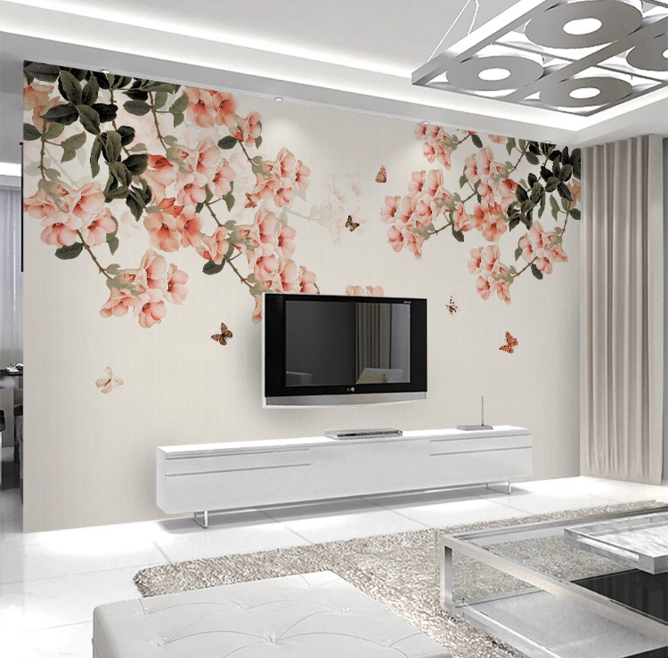 3D Flower Leaves WC815 Wall Murals