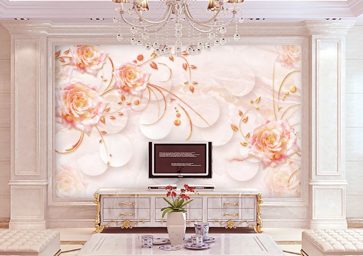 3D Rose Blooming WC335 Wall Murals