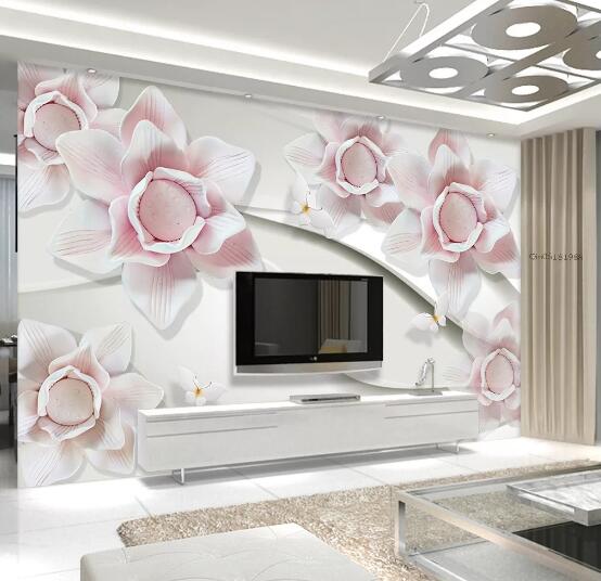 3D Blooming Flower WC577 Wall Murals