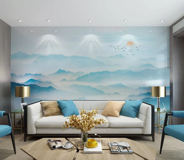 3D Blue Canyon WC2760 Wall Murals