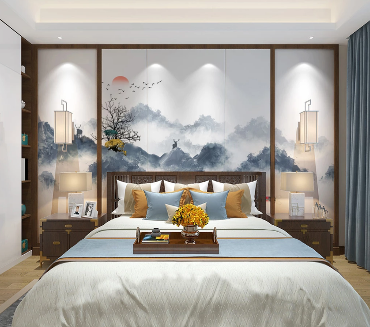 3D Hillside Cloud WC2548 Wall Murals