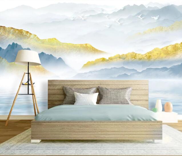 3D Yellow Canyon WC2770 Wall Murals