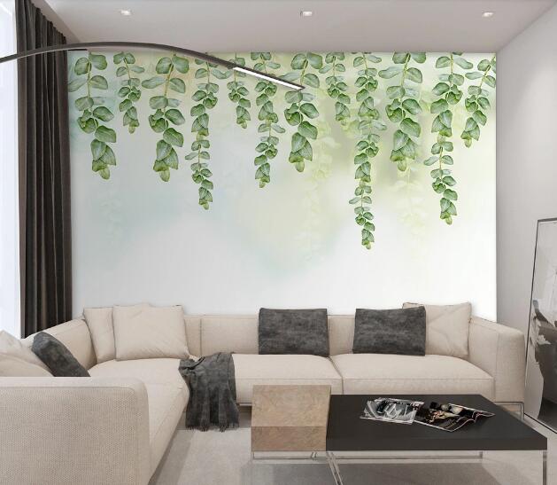 3D Green Vine WC1116 Wall Murals