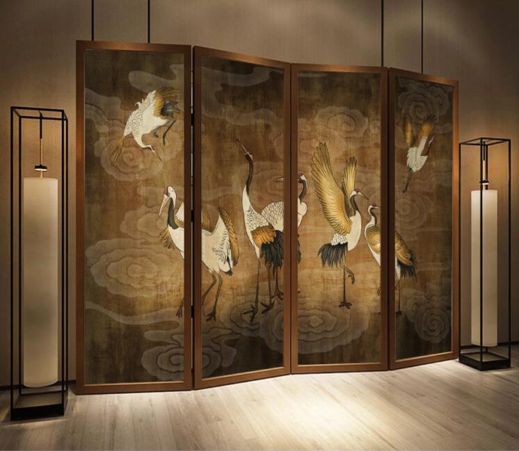 3D Winged Crane WC2768 Wall Murals