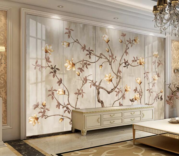 3D Plum Blossom WC2525 Wall Murals