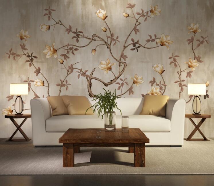 3D Plum Blossom WC2525 Wall Murals