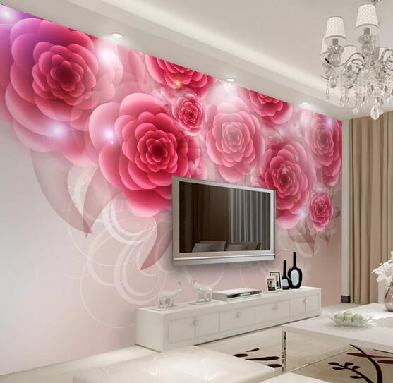 3D Beautiful Rose WC242 Wall Murals