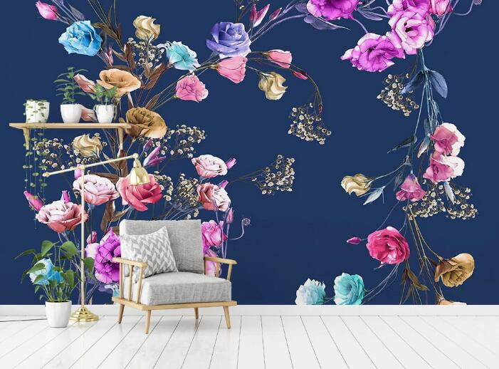 3D Color Rose WC1766 Wall Murals