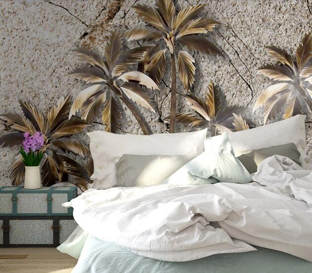 3D Coconut Tree WC1204 Wall Murals