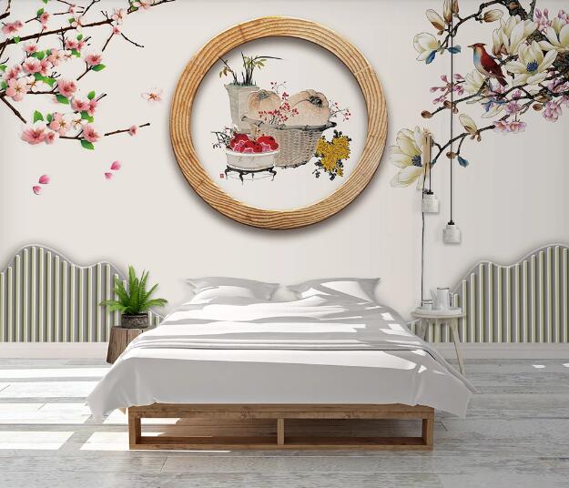 3D Plum Blossom WC1509 Wall Murals