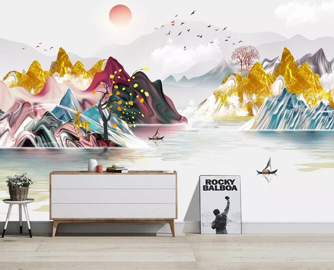 3D Color Canyon WC2776 Wall Murals