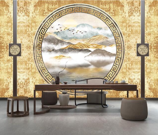 3D Foggy River WC2350 Wall Murals